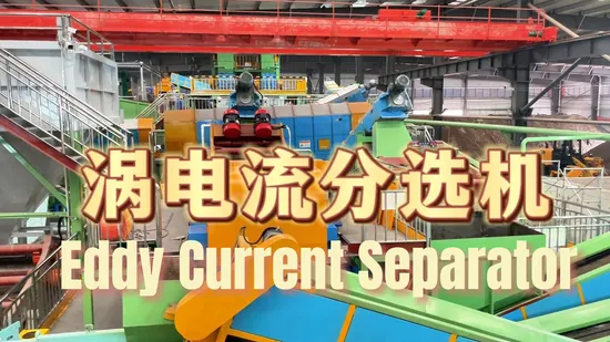 Aluminum Debris Removal Eddy Current Separator for Recycling Aluminum Waste